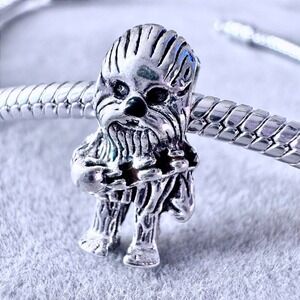 Star Wars Chewbacca Charm Silver fits PANDORA
